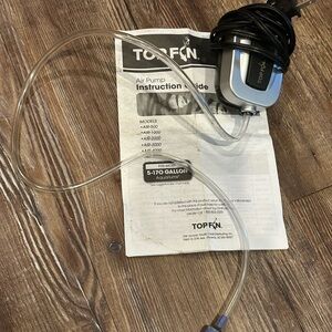 Top Fin Air Pump with Instruction Guide